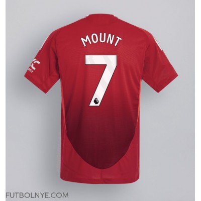 Camiseta Manchester United Mason Mount #7 Primera Equipación 2024-25 manga corta Camiseta Manchester United Mason Mount #7 Primera Equipación 2024-25 manga corta